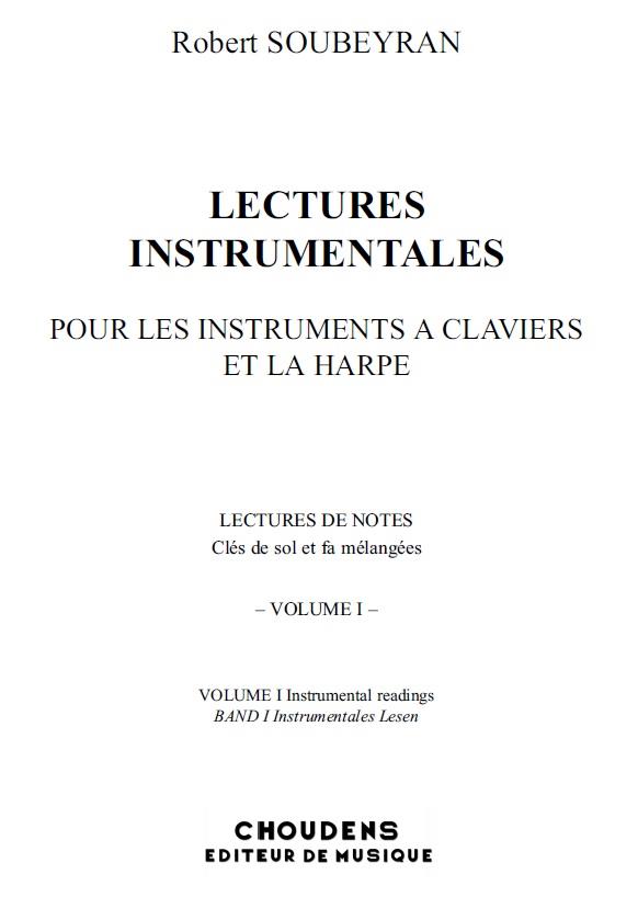 Lectures Instrumentales - Volume 1